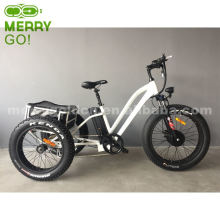 24inch 48V 500W Fat Tire 3 Wheel Electric Cargo Tricycle